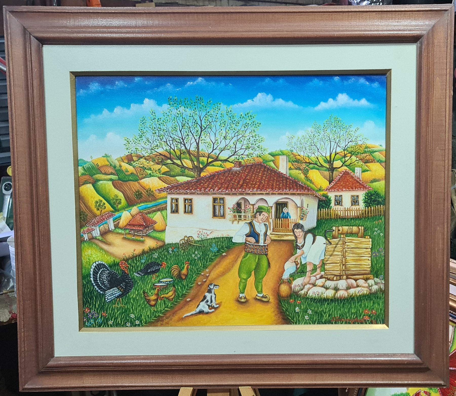 Na bunaru, 60x50