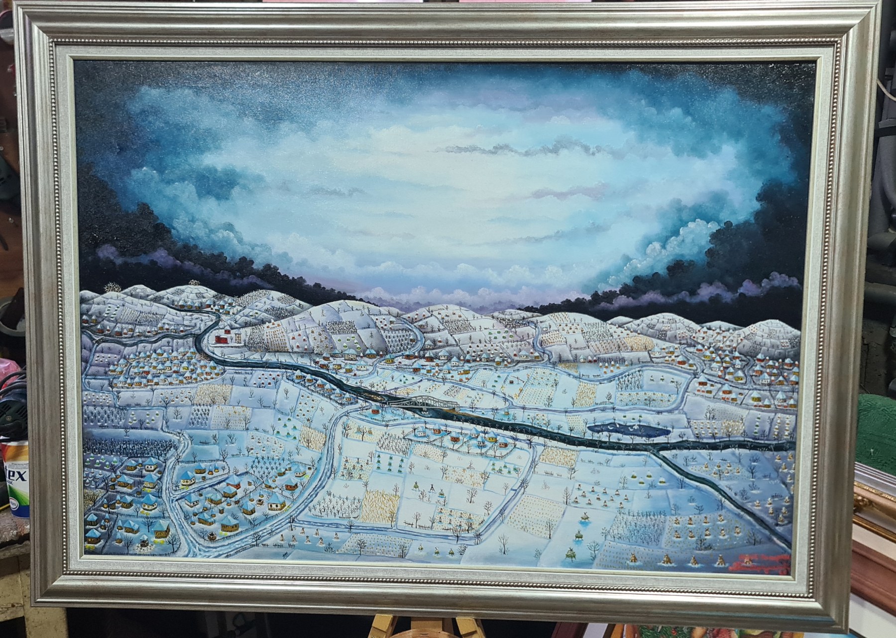 Pomoravksa noć, 100x70