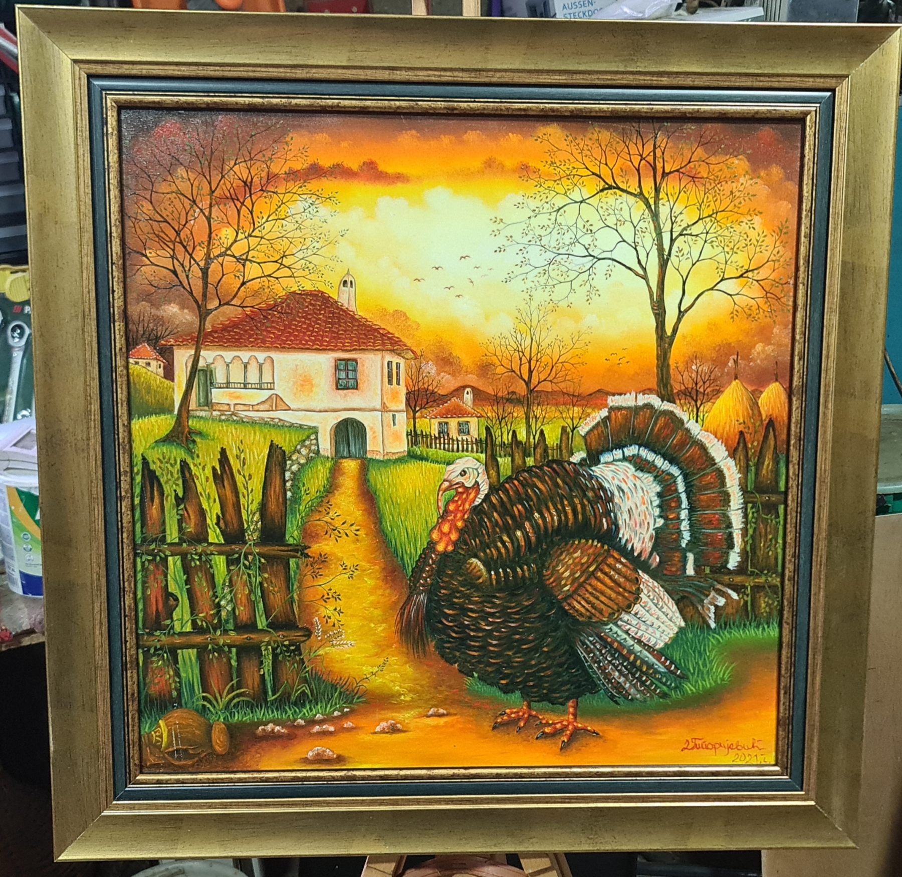 Suton u mom selu, 50x50
